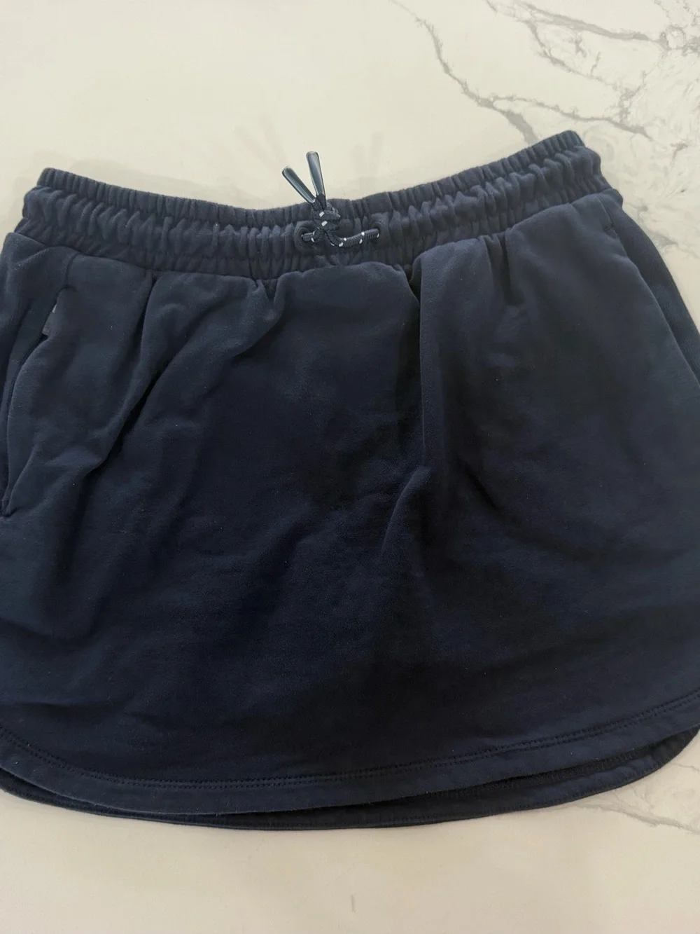 Athleta Girl Day Skort Navy Blue Size XL (14) Athletic Skirt Built-In Shorts